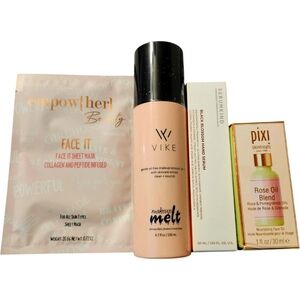 Beauty Bundle: VIKE, Pixi Face Oil, Serumkind Hand Serum + Sheet Mask
